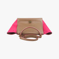 Trapeze Small Beige×rose Leather W-GM-0174トラペーズスモール ベージュ×ローズ レザー W-GM-0174