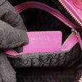 Pre-owned Christian Dior Lady Dior Pink lambskin  shoulderbag | stylenewstar