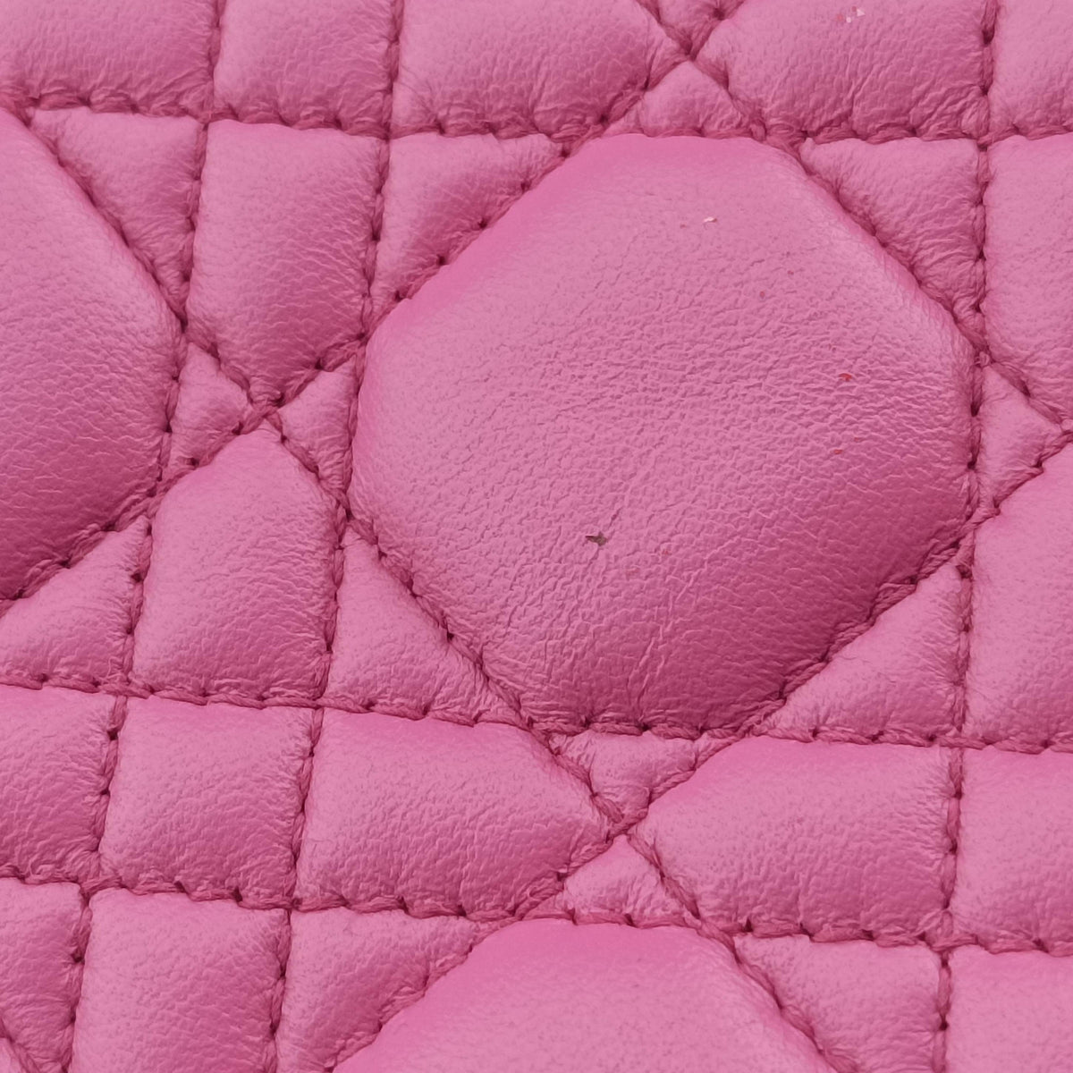 Pre-owned Christian Dior Lady Dior Pink lambskin  shoulderbag | stylenewstar
