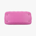 Pre-owned Christian Dior Lady Dior Pink lambskin  shoulderbag | stylenewstar