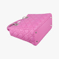 Pre-owned Christian Dior Lady Dior Pink lambskin  shoulderbag | stylenewstar