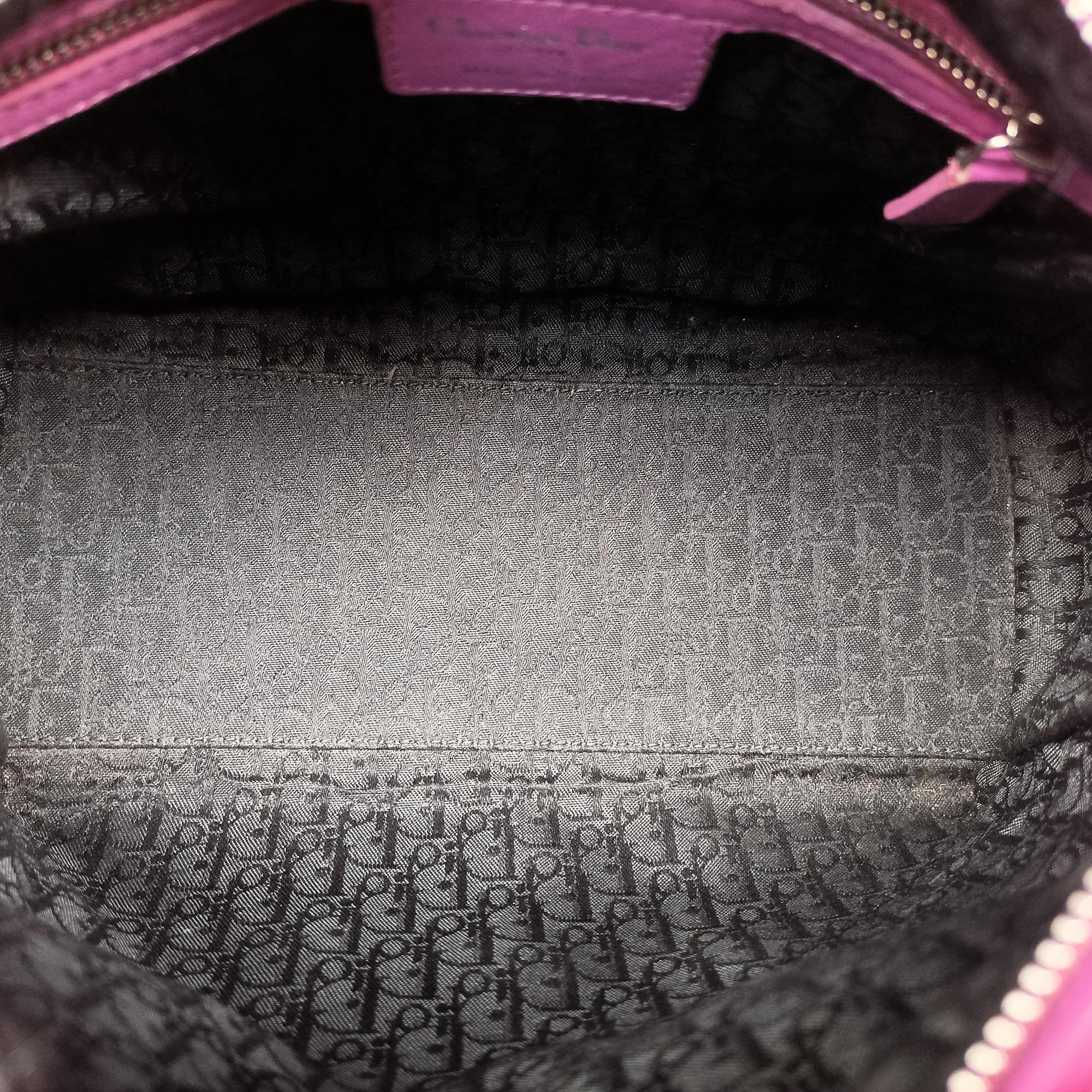 Pre-owned Christian Dior Lady Dior Pink lambskin  shoulderbag | stylenewstar