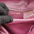 Pre-owned Christian Dior Soft Lady Dior Tote Purple Leather  handbag | stylenewstar