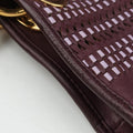 Pre-owned Christian Dior Soft Lady Dior Tote Purple Leather  handbag | stylenewstar