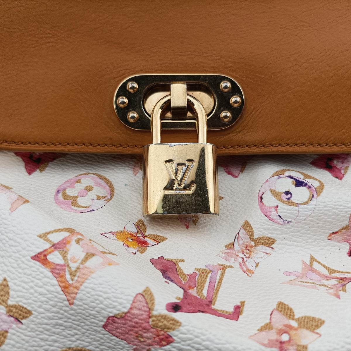 Monogram Watercolor white Monogram Multicolor M95731 FO0018モノグラムウォーターカラー ブロン モノグラム マルチカラー M95731 FO0018