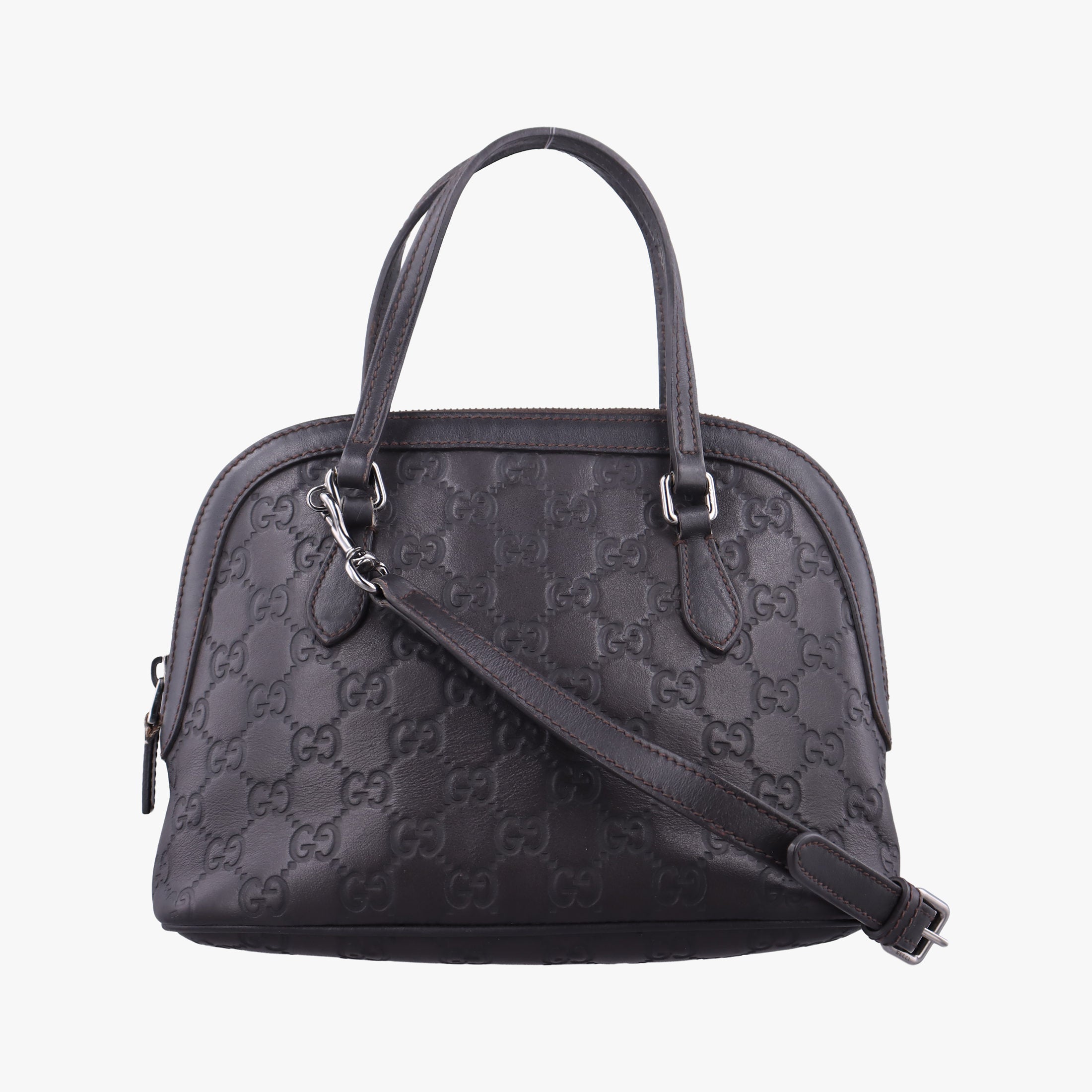 Microguccissima dome Black Leather 341504 I020191728マイクログッチシマ ブラック レザー 341504 I020191728
