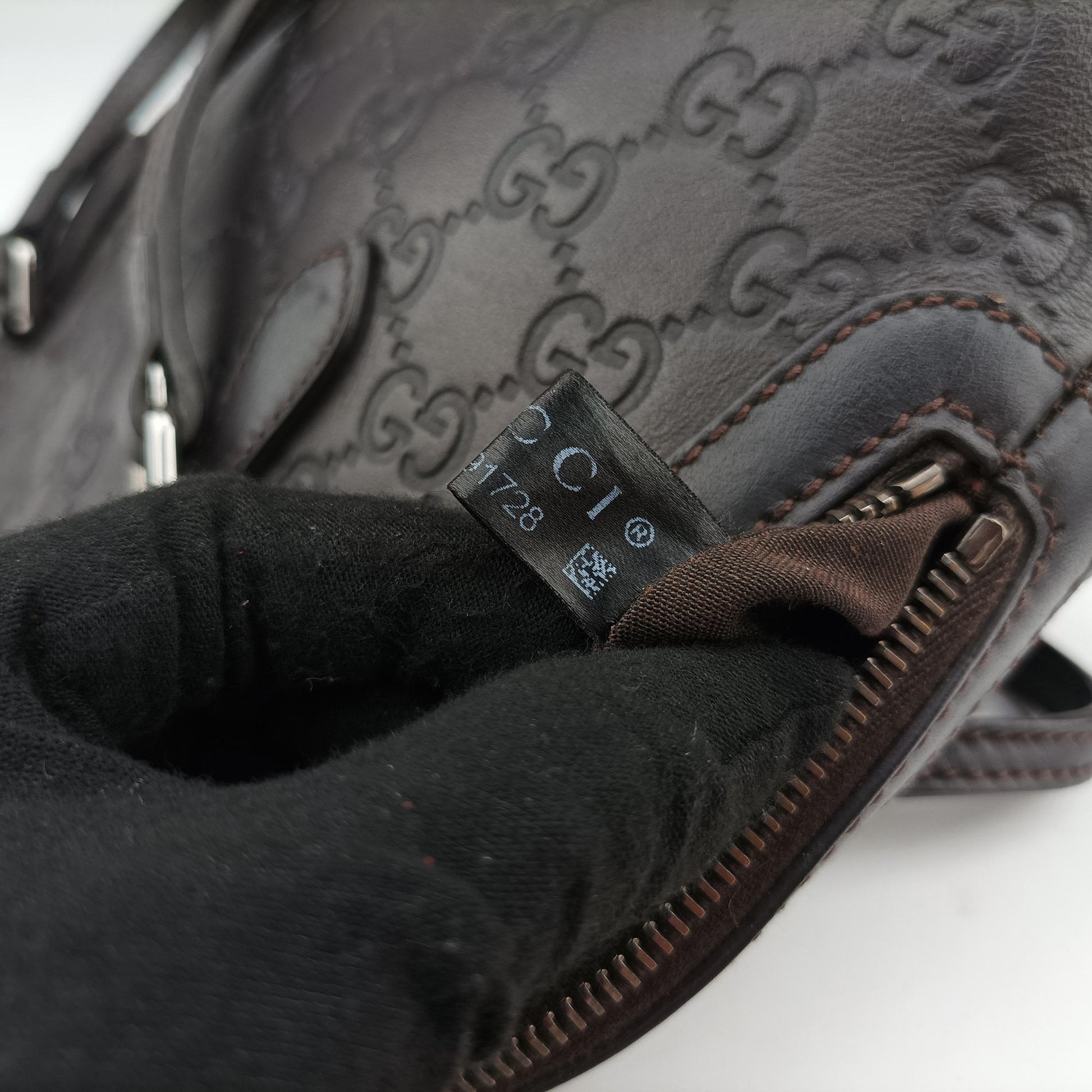 Microguccissima dome Black Leather 341504 I020191728マイクログッチシマ ブラック レザー 341504 I020191728