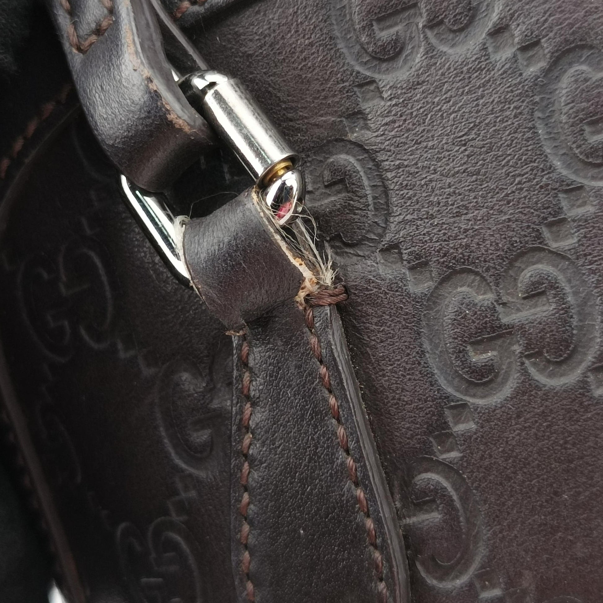 Microguccissima dome Black Leather 341504 I020191728マイクログッチシマ ブラック レザー 341504 I020191728