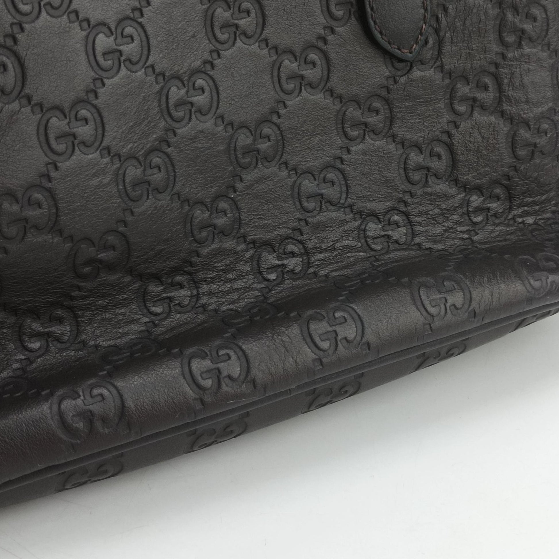 Microguccissima dome Black Leather 341504 I020191728マイクログッチシマ ブラック レザー 341504 I020191728