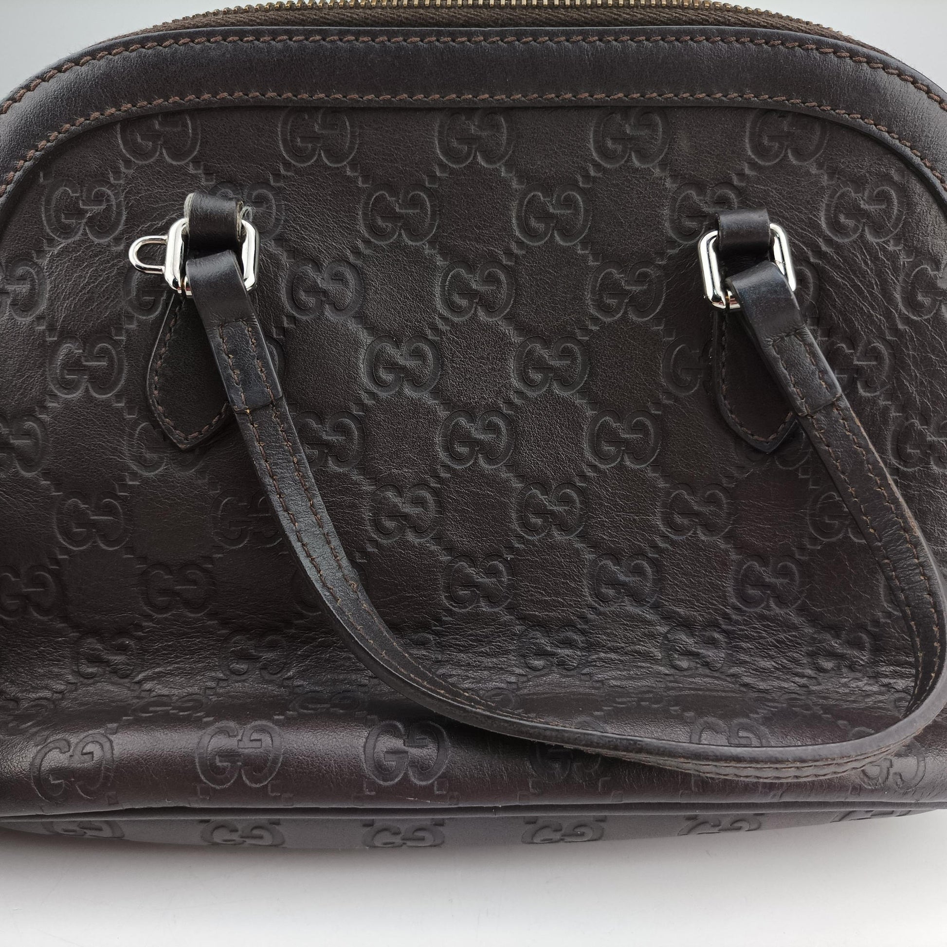 Microguccissima dome Black Leather 341504 I020191728マイクログッチシマ ブラック レザー 341504 I020191728