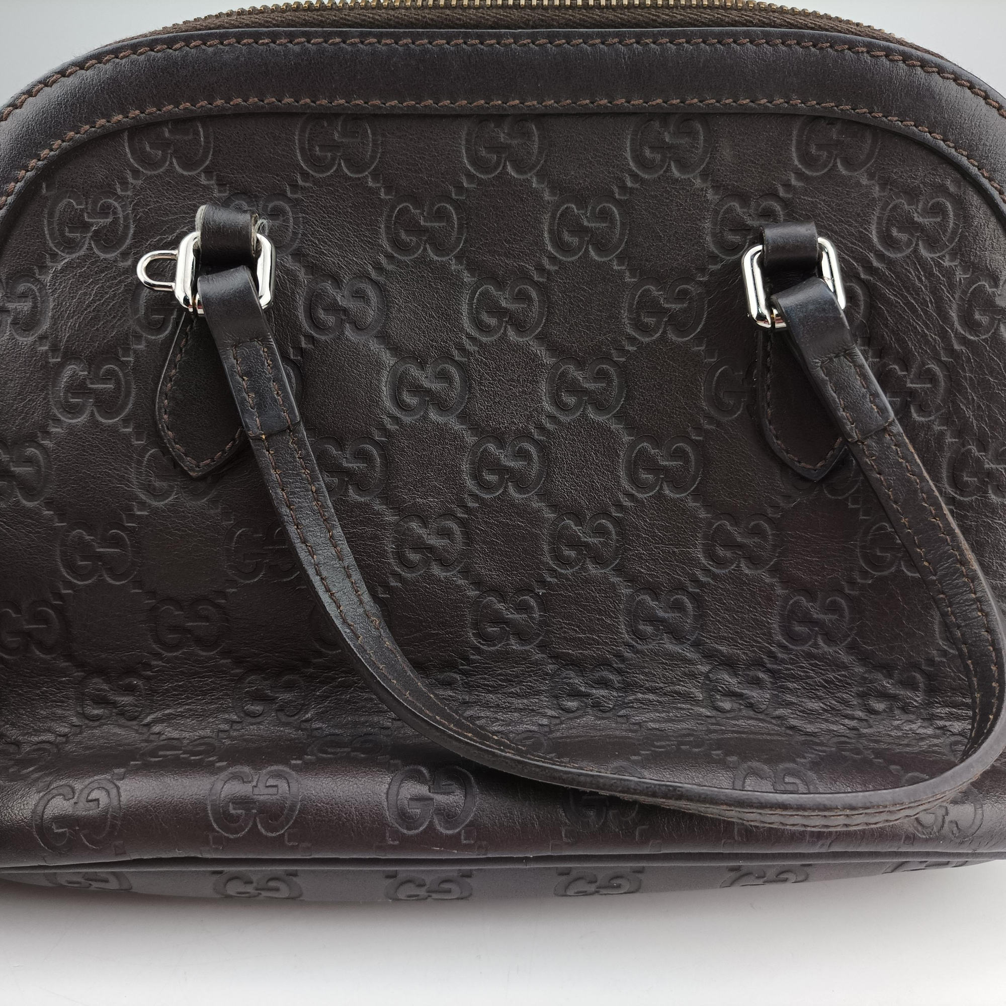 Microguccissima dome Black Leather 341504 I020191728マイクログッチシマ ブラック レザー 341504 I020191728