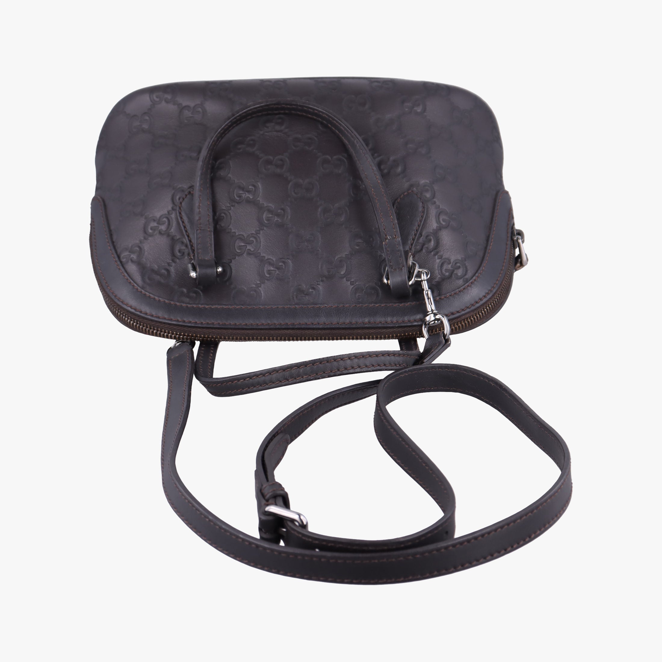 Microguccissima dome Black Leather 341504 I020191728マイクログッチシマ ブラック レザー 341504 I020191728