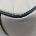 GG Marmont White×navy Leather 443497 F032499445GGマーモント ホワイト×ネイビー レザー 443497 F032499445