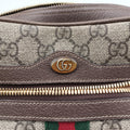 Ophidia Brown PVC coated canvas×Leather 517076 H024289654オフィディア ブラウン PVCコーティングキャンバス×レザー 517076 H024289654