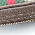 Ophidia Brown PVC coated canvas×Leather 517076 H024289654オフィディア ブラウン PVCコーティングキャンバス×レザー 517076 H024289654