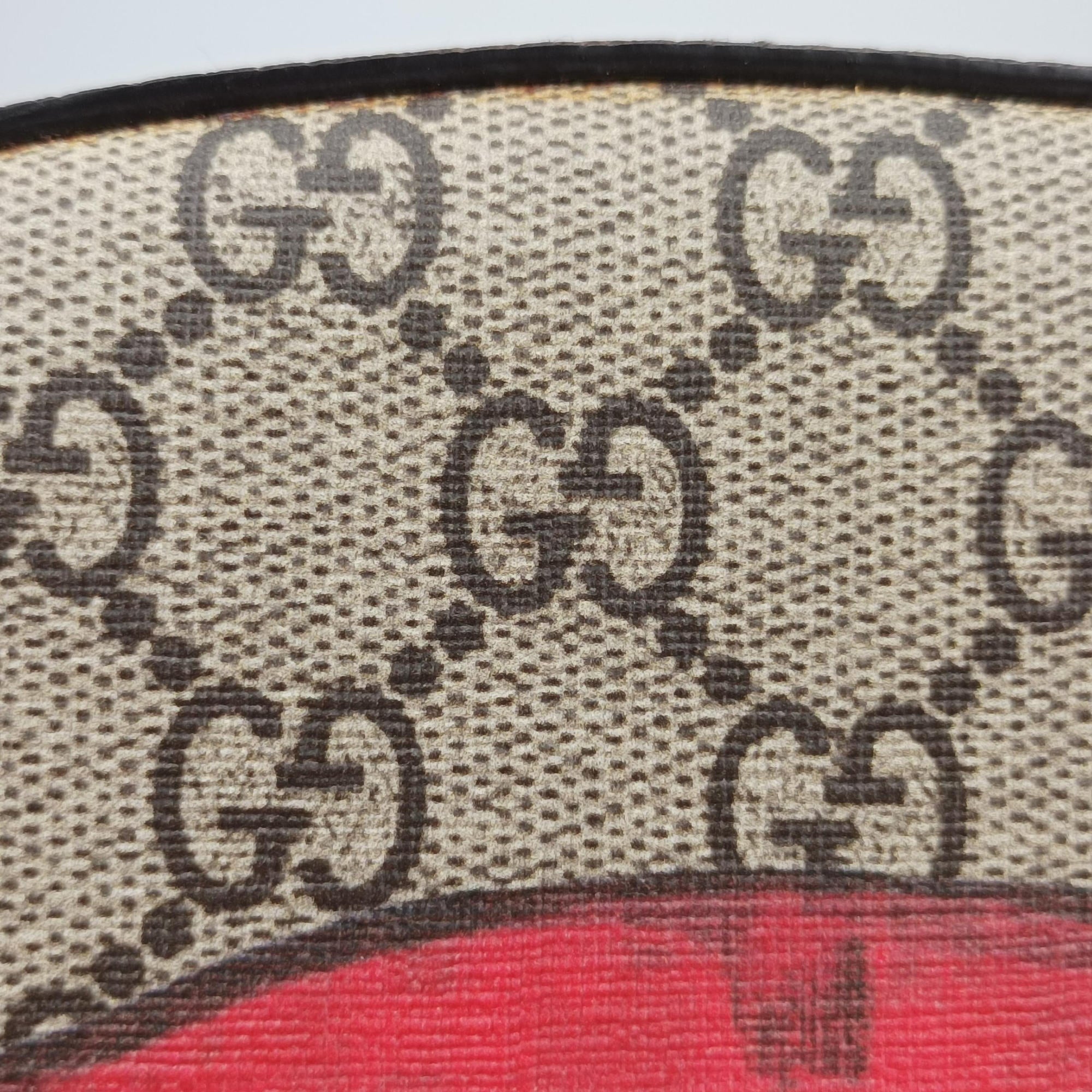 GG Supreme Bosco dog print Beige×Multicolour PVC coated canvas 495621 I023614480GGスプリームボスコ 犬プリント ベージュ×マルチカラー PVCコーティングキャンバス 495621 I023614480