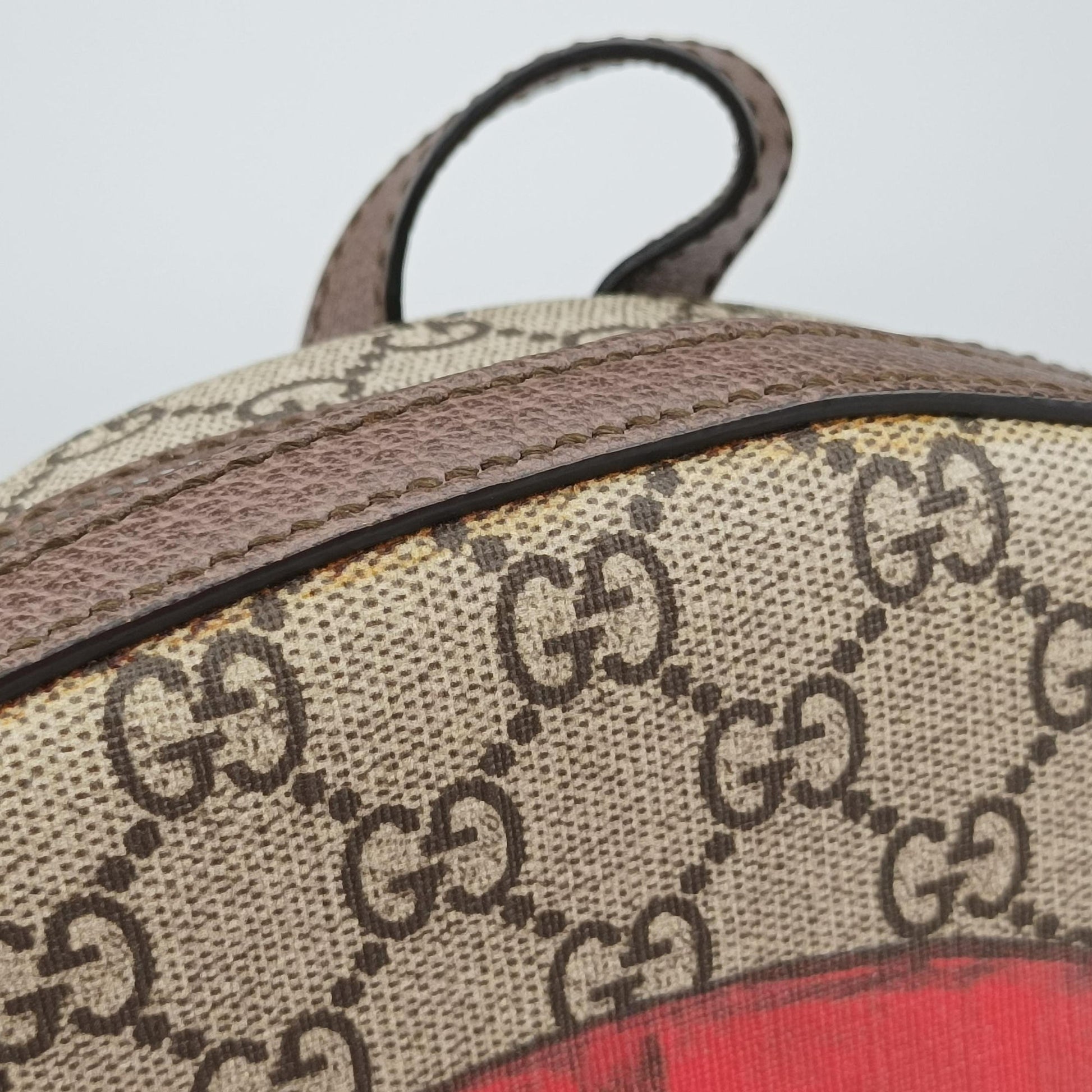 GG Supreme Bosco dog print Beige×Multicolour PVC coated canvas 495621 I023614480GGスプリームボスコ 犬プリント ベージュ×マルチカラー PVCコーティングキャンバス 495621 I023614480