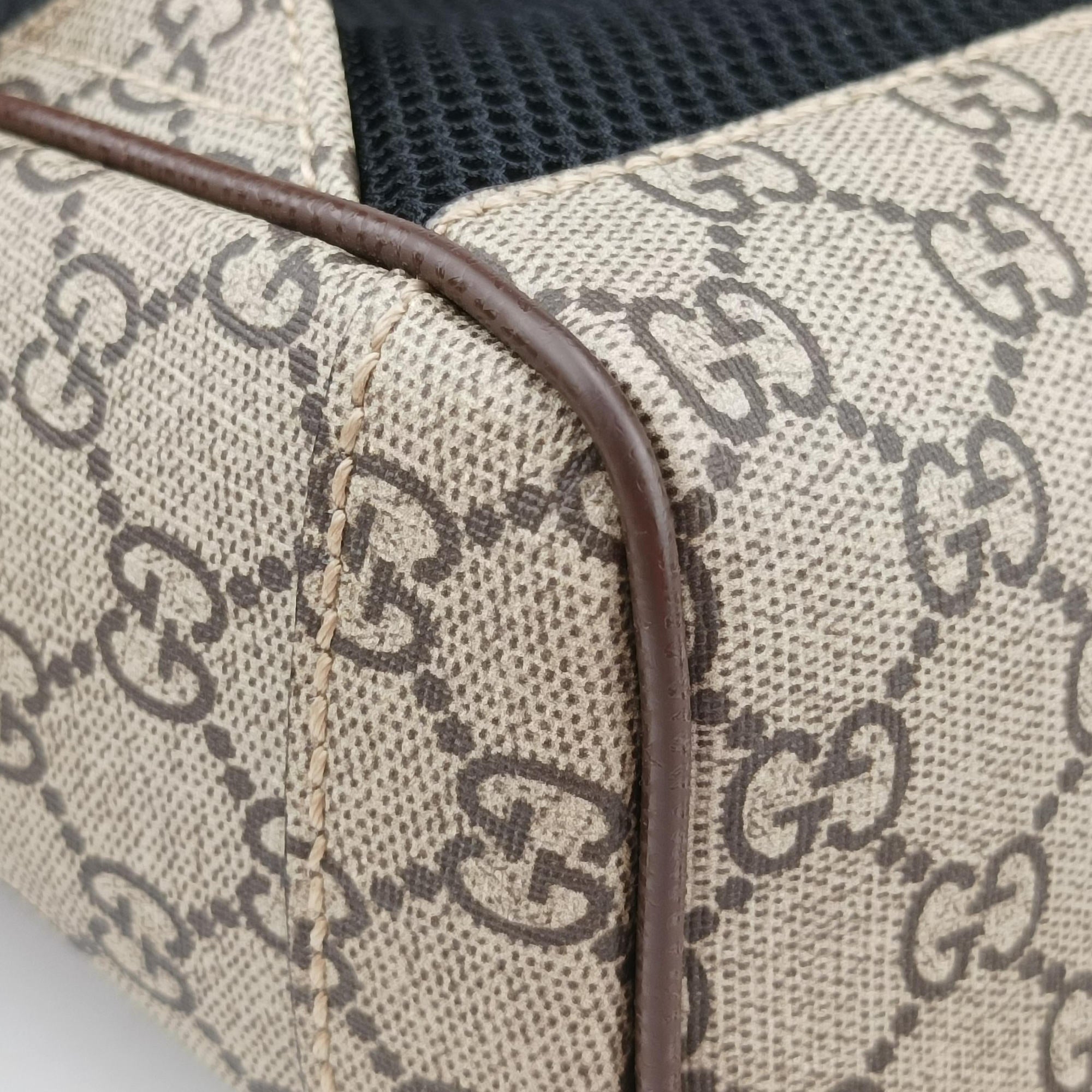 GG Supreme Bosco dog print Beige×Multicolour PVC coated canvas 495621 I023614480GGスプリームボスコ 犬プリント ベージュ×マルチカラー PVCコーティングキャンバス 495621 I023614480