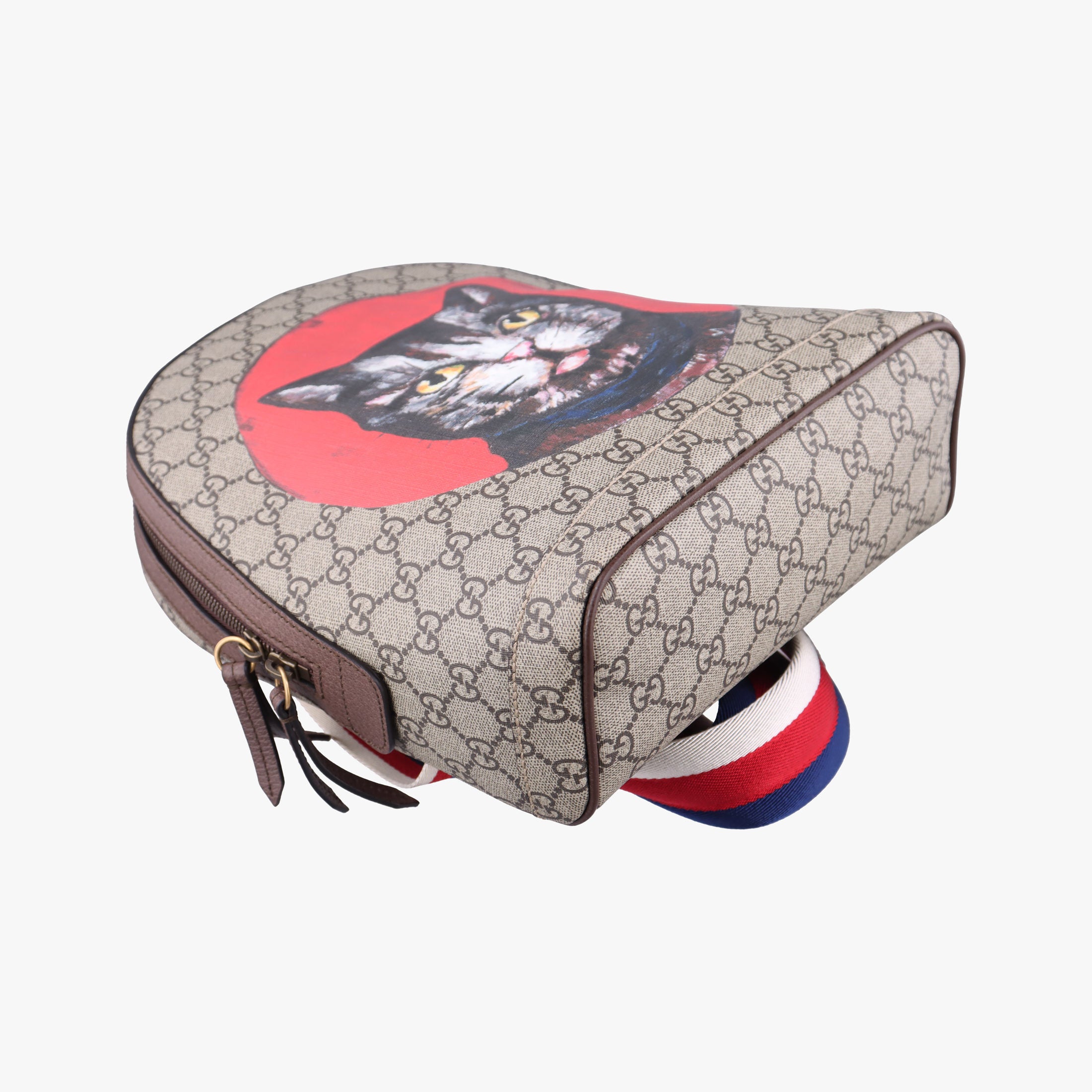 GG Supreme Bosco dog print Beige×Multicolour PVC coated canvas 495621 I023614480GGスプリームボスコ 犬プリント ベージュ×マルチカラー PVCコーティングキャンバス 495621 I023614480