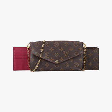 Pochette Felicie Brown Monogram Canvas M61276 CA4106ポシェット フェリシー モノグラム/ブラウン モノグラムキャンバス M61276 CA4106