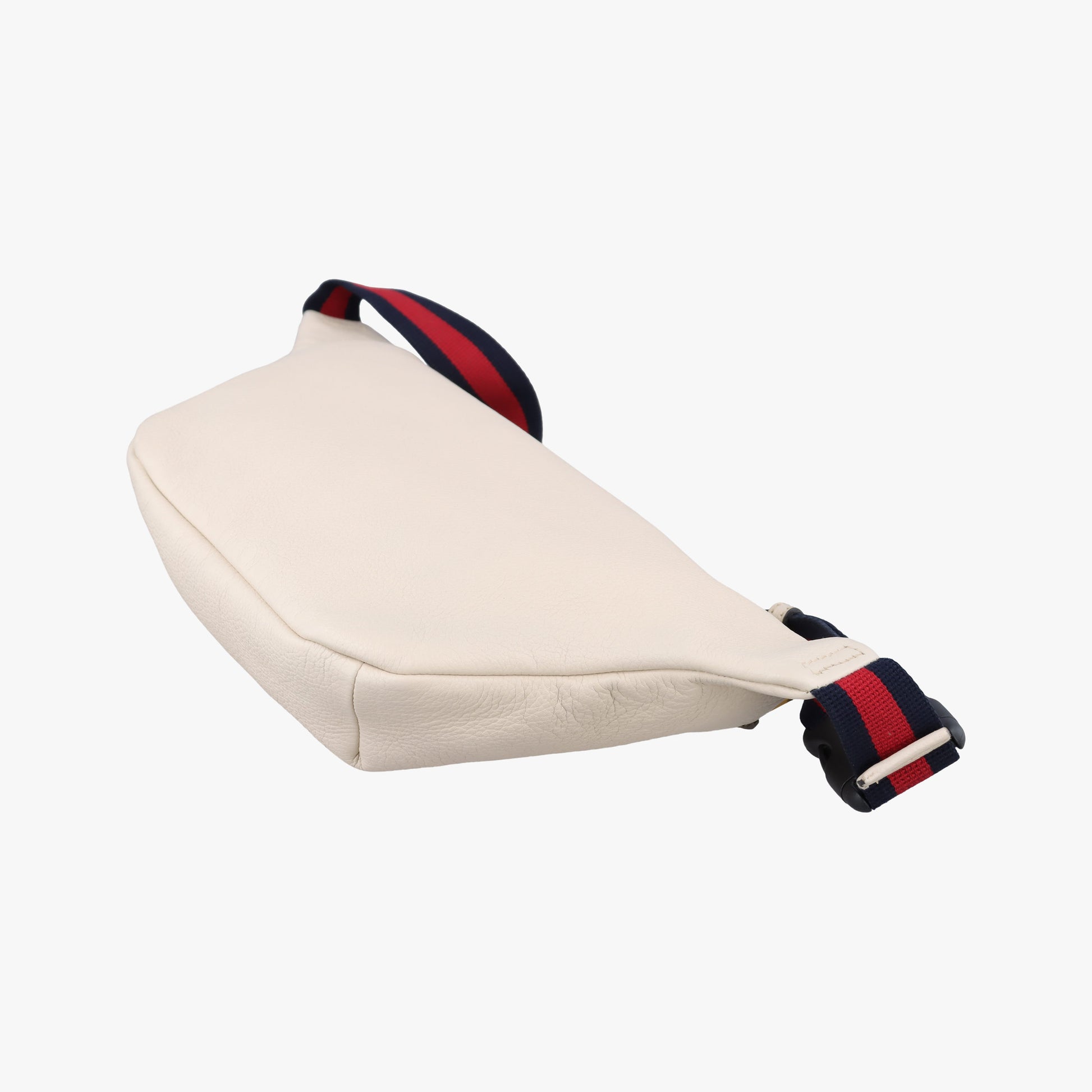 Vintage Gucci Print White Leather 530412 bum bag/waist bag | stylenewstar