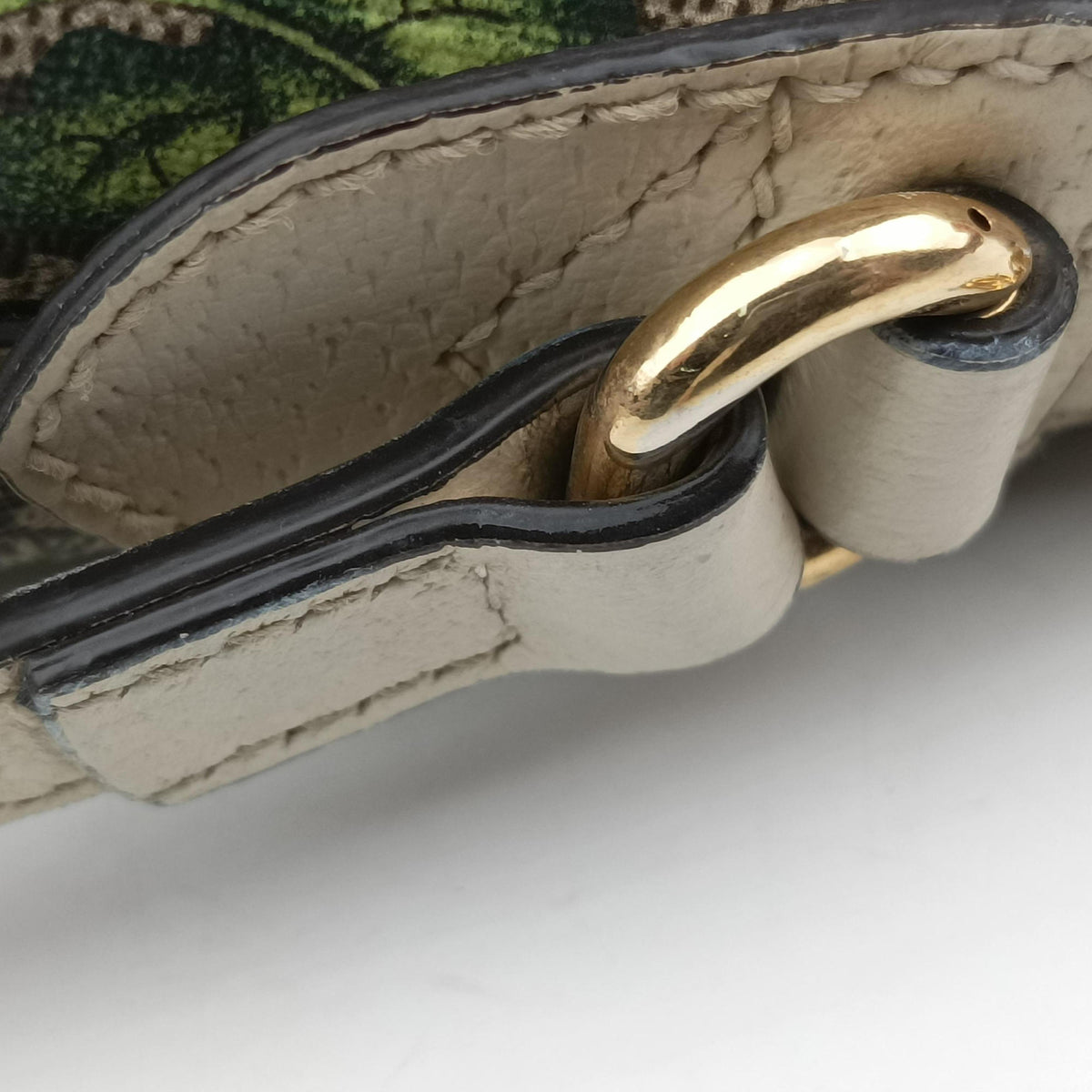 Ophidia beige×multi PVC coated canvas×leather 499621 H031073054オフィディア ベージュ×マルチ PVCコーティングキャンバス×レザー 499621 H031073054