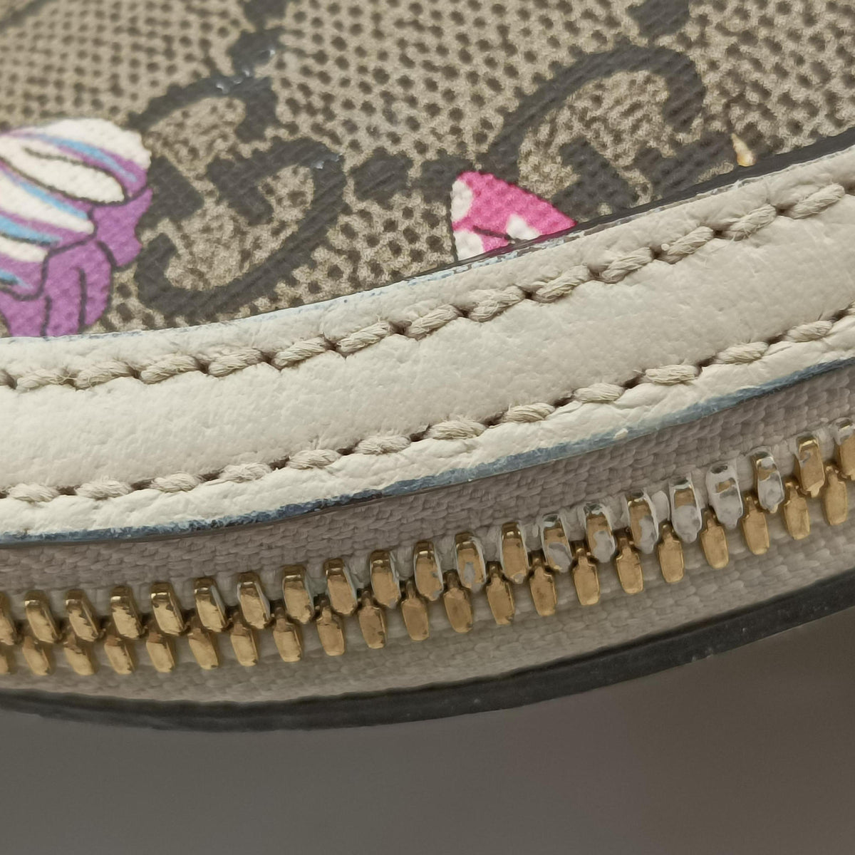 Ophidia beige×multi PVC coated canvas×leather 499621 H031073054オフィディア ベージュ×マルチ PVCコーティングキャンバス×レザー 499621 H031073054