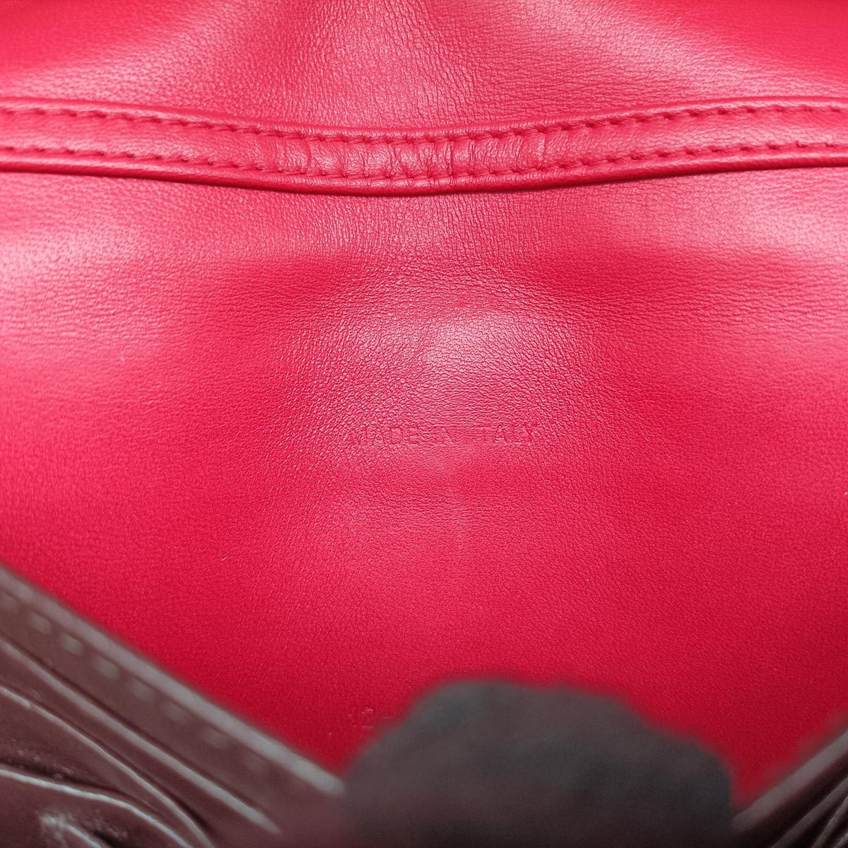 Pre-owned Christian Dior Cannage New Lock Red lambskin  shoulderbag | stylenewstar