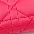 Pre-owned Christian Dior Cannage New Lock Red lambskin  shoulderbag | stylenewstar