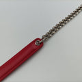 Pre-owned Christian Dior Cannage New Lock Red lambskin  shoulderbag | stylenewstar