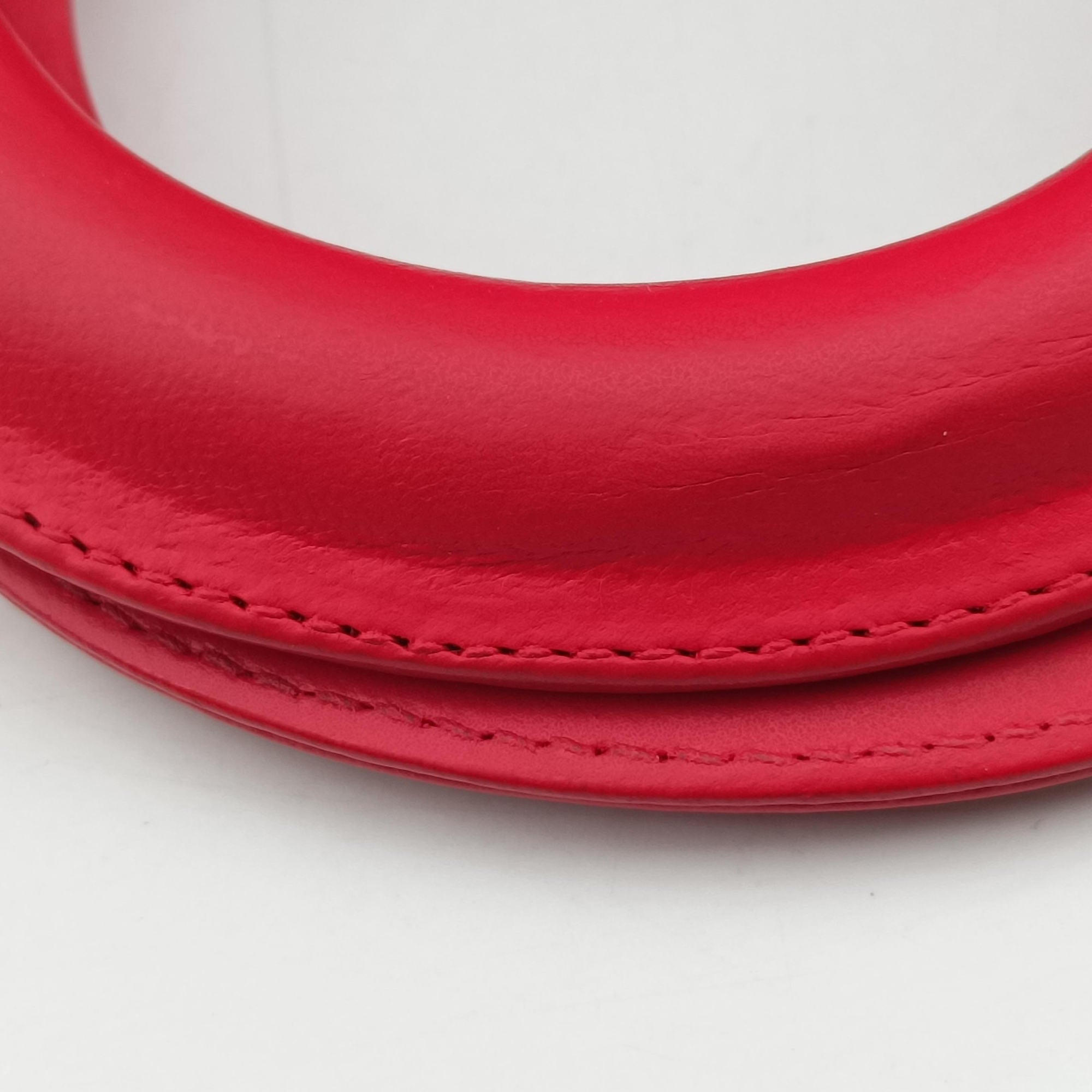 Pre-owned Christian Dior Soft Lady Dior Red lambskin  handbag | stylenewstar
