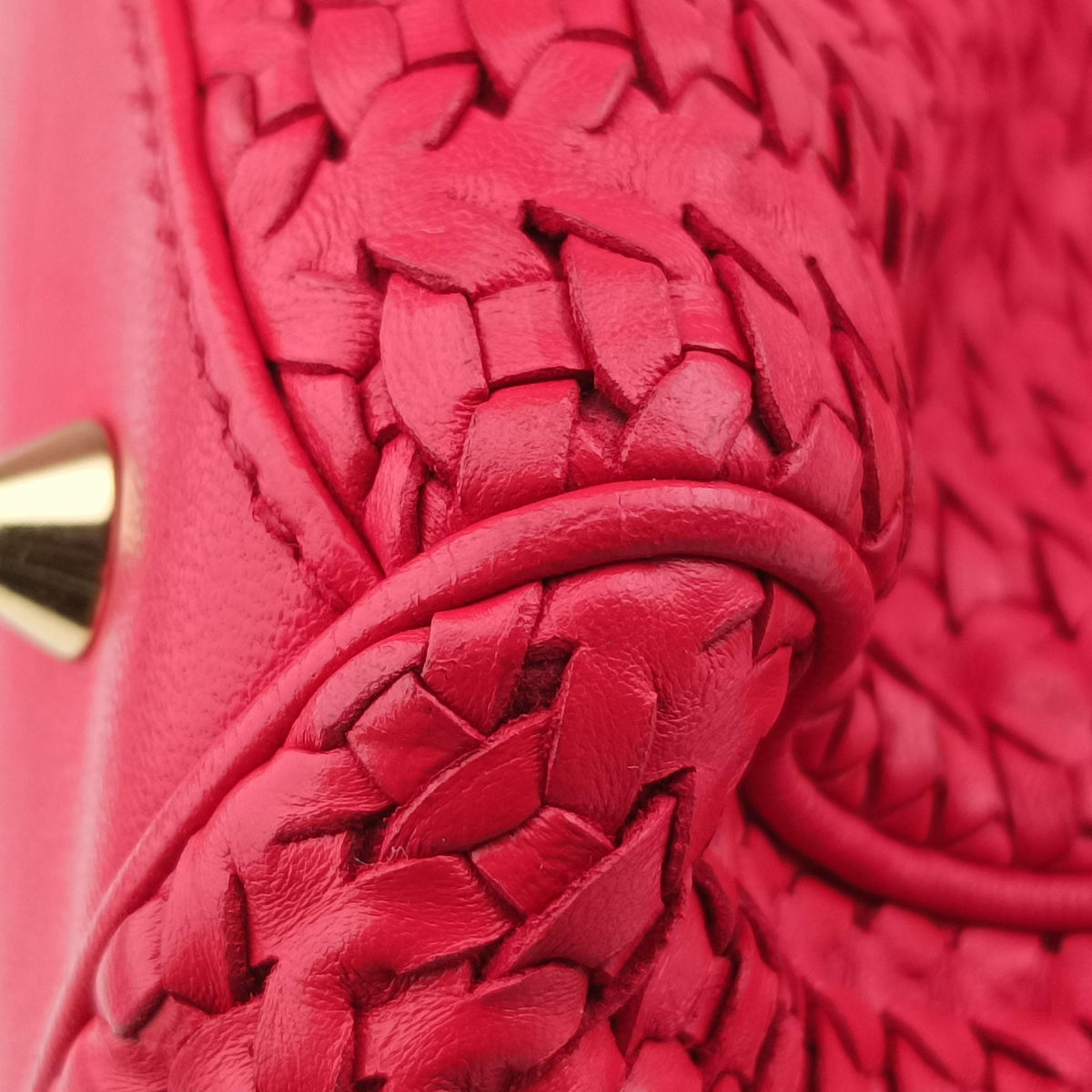 Pre-owned Christian Dior Soft Lady Dior Red lambskin  handbag | stylenewstar