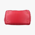 Pre-owned Christian Dior Soft Lady Dior Red lambskin  handbag | stylenewstar