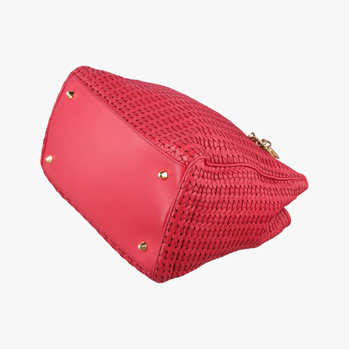 Pre-owned Christian Dior Soft Lady Dior Red lambskin  handbag | stylenewstar