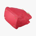 Pre-owned Christian Dior Soft Lady Dior Red lambskin  handbag | stylenewstar