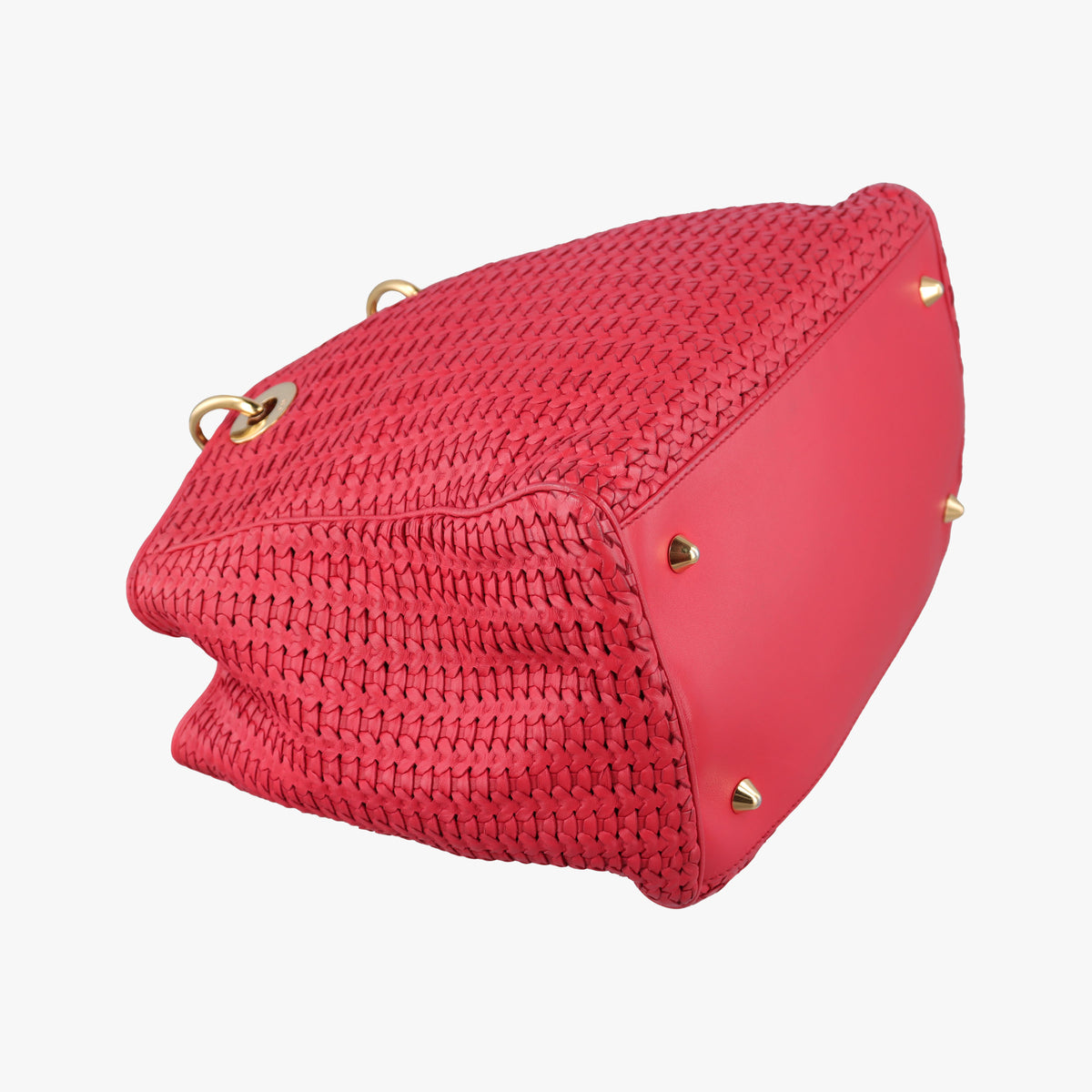 Pre-owned Christian Dior Soft Lady Dior Red lambskin  handbag | stylenewstar