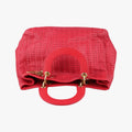 Pre-owned Christian Dior Soft Lady Dior Red lambskin  handbag | stylenewstar