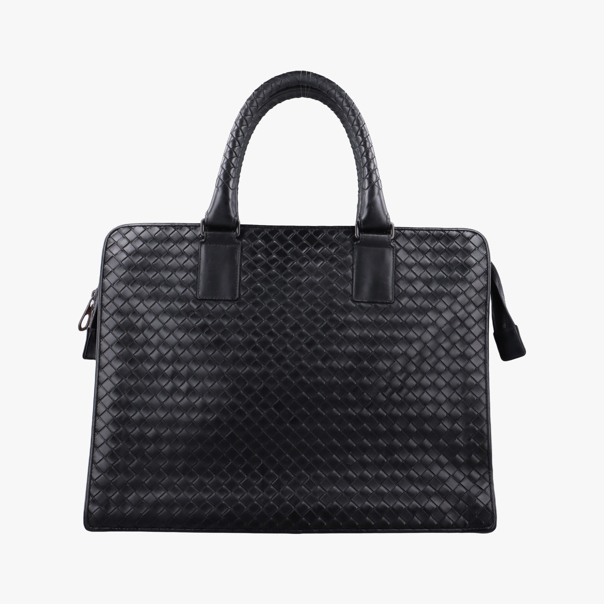 Pre-owned Bottega Veneta Intrecciato Black lambskin  handbag | stylenewstar