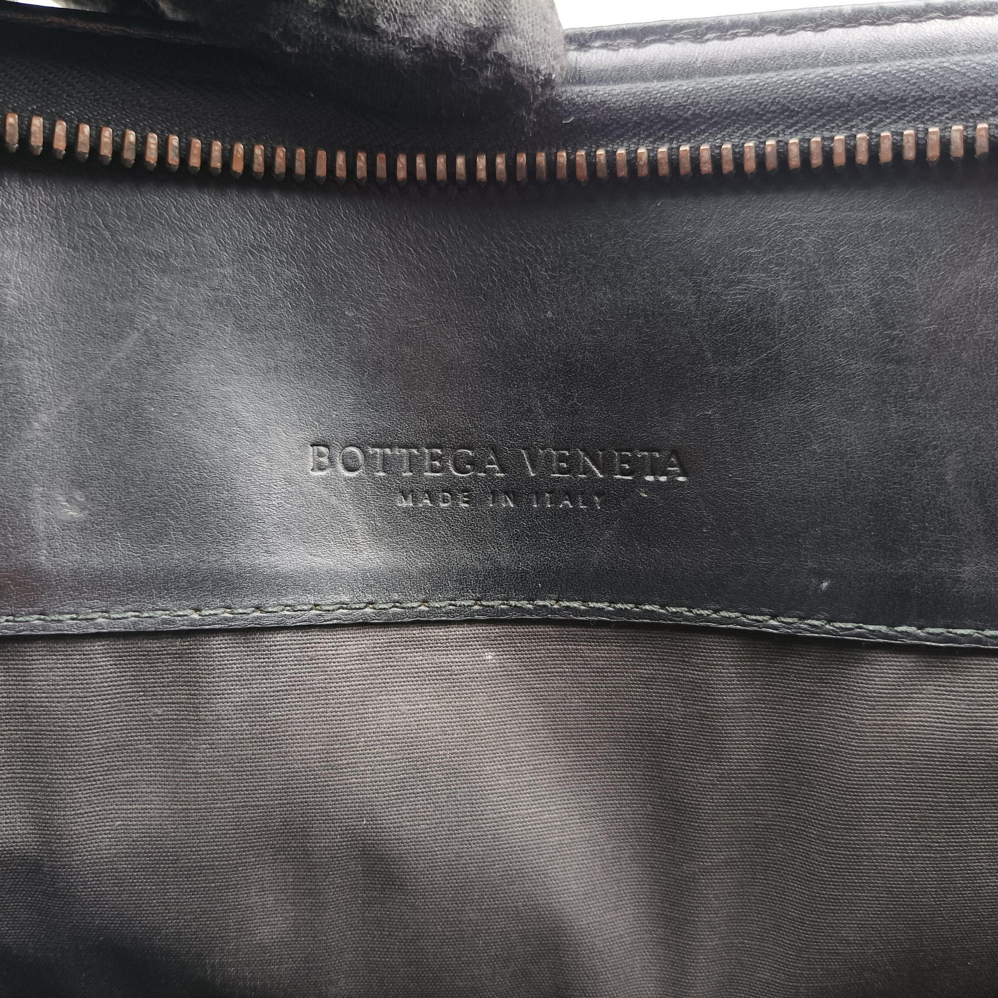 Pre-owned Bottega Veneta Intrecciato Black lambskin  handbag | stylenewstar
