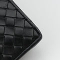 Pre-owned Bottega Veneta Intrecciato Black lambskin  handbag | stylenewstar