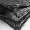 Pre-owned Bottega Veneta Intrecciato Black lambskin  handbag | stylenewstar