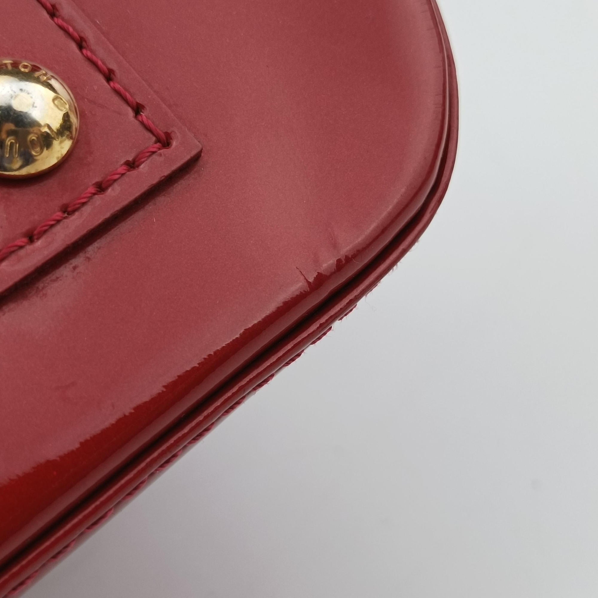 Pre-owned Louis Vuitton Alma BB CERISE Vernis M90174 shoulderbag | stylenewstar