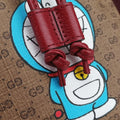 Doraemon collaboration Beige×Bordeaux×Multicolor PVC coated canvas×leather 647801 D034208203ドラえもんコラボ ベージュ×ボルドー×マルチカラー PVCコーティングキャンバス×レザー 647801 D034208203