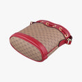 Doraemon collaboration Beige×Bordeaux×Multicolor PVC coated canvas×leather 647801 D034208203ドラえもんコラボ ベージュ×ボルドー×マルチカラー PVCコーティングキャンバス×レザー 647801 D034208203