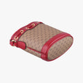 Doraemon collaboration Beige×Bordeaux×Multicolor PVC coated canvas×leather 647801 D034208203ドラえもんコラボ ベージュ×ボルドー×マルチカラー PVCコーティングキャンバス×レザー 647801 D034208203