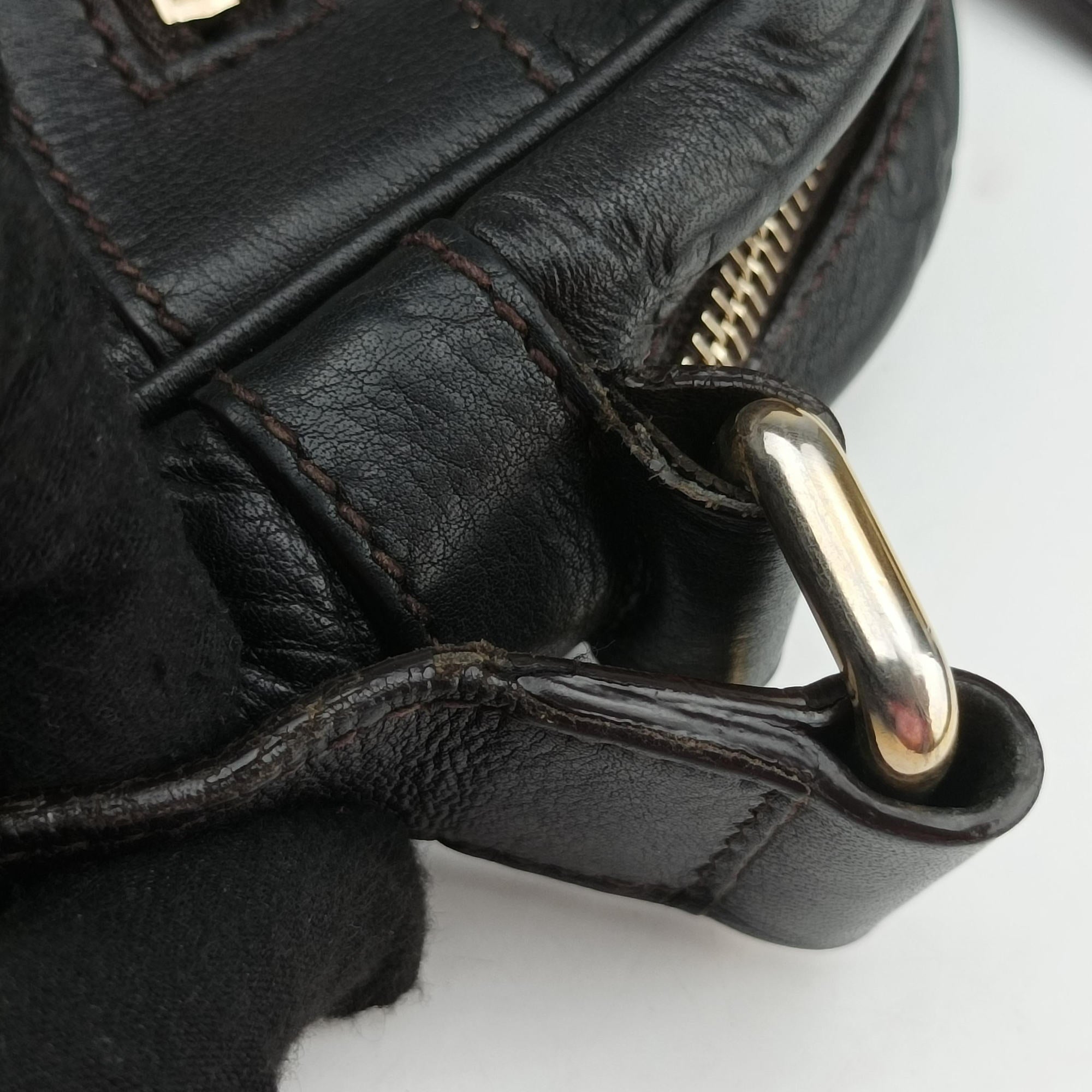 GG Imprime Messenger Black Leather 201448 G011880602GGインプリメ メッセンジャー ブラック レザー 201448 G011880602