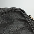 GG Imprime Messenger Black Leather 201448 G011880602GGインプリメ メッセンジャー ブラック レザー 201448 G011880602