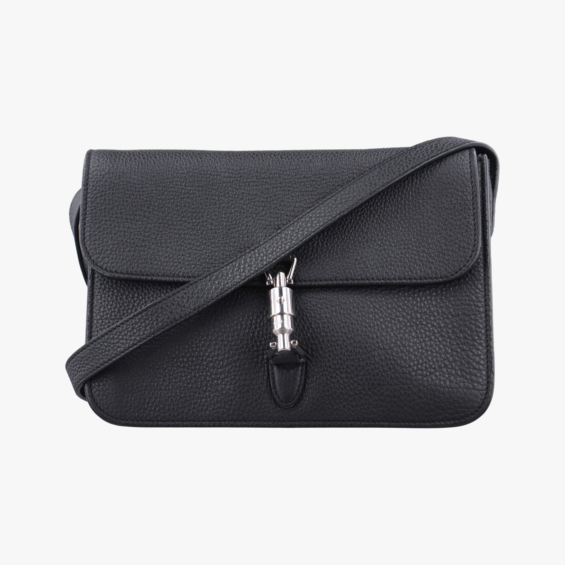 New Jackie Black Leather 362971 H016988767ニュージャッキー ブラック レザー 362971 H016988767