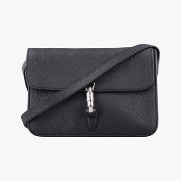 New Jackie Black Leather 362971 H016988767ニュージャッキー ブラック レザー 362971 H016988767