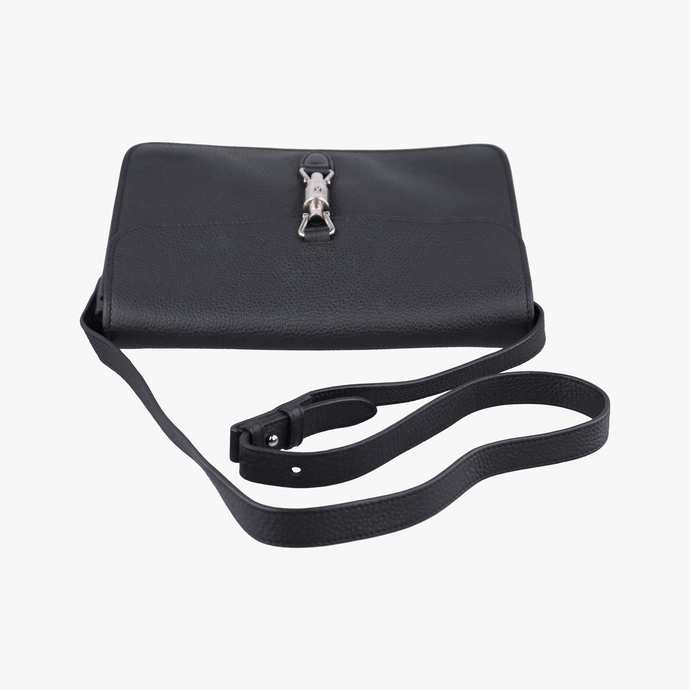 New Jackie Black Leather 362971 H016988767ニュージャッキー ブラック レザー 362971 H016988767